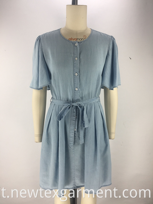 womens tencel denim dress